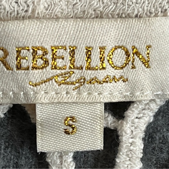 Rebellion Again Open Front Crochet Cardigan Kimono - Picture 5 of 9